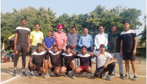Volley Ball Mens Tournament in year 2022-23... Winner Team in gwalior District Intercollegiate Volley Ball Mens Tournament in year 2022-23